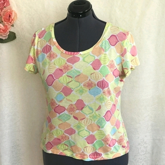 *4/$20* Talbots Colorful Top - Picture 1 of 6